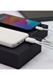 10.000 mAh Beyaz Powerbank
