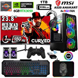 Xaser Armor X130 Ryzen 5 5500 32GB Ram 1TB M.2 NVMe SSD 12GB RTX3060 24" 180Hz Masaüstü Oyuncu Bilgisayarı