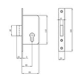 İto 161/ Gk Silindirli Emniyet Kilidi