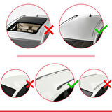 Fiat Stilo Multi Wagon 2003-2007 Arası ile Uyumlu FLY Model Ara Atkı Tavan Barı Gri 2 Adet