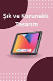 Qpen   iPad Pro  10.5  inç Uyumlu Hand Strap Tablet Kılıfı 