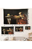 Caravaggio - Saint Jerome Yazma Duvar Örtüsü-7124