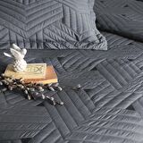 Linens Vita Çift Kişilik Yatak Örtüsü Mavi