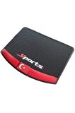 Kaydırmaz Silikonlu Ped Araç Göğüs Torpido Ev Ofis Çok Amaçlı Sports Türk Bayrak Desen 17,5cmx13,5cm
