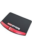 Kaydırmaz Silikonlu Ped Araç Göğüs Torpido Ev Ofis Çok Amaçlı 4x4 Off Road Bayrak Desen 17,5cm x13cm