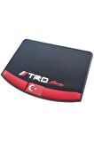 Kaydırmaz Silikonlu Ped Araç Göğüs Torpido Ev Ofis Çok Amaçlı TRD Sports Bayrak Desenli 18cmx13cm