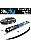 Citroen Elysee Bagaj Üstü Spoiler Piano Black A+ Kalite Uyumlu