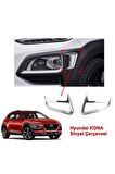 Hyundai Kona Ön Sinyal Çerçevesi 2018 Sonrası Abs Krom 2 Parça