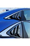 Honda Civic Fe Kelebek Cam Kaplama Vizörü 2022 Piano Black