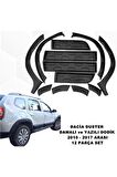 Dacia Duster Çamurluk Damalı Dodik Mat Siyah Renk Duster Yazılı 2010-2017 Arası Dodic 12 Prç.-