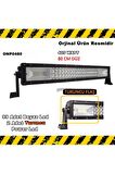 Off Road Led Bar Beyaz Led Turuncu Flaşlı Düz 3 Sıra 80 Cm 405 Watt 99 Led