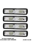 Off Road Led Lamba 60 Watt 16 Led Tek Sıra 15 Cm X 3.5 Cm Beyaz Led 4 Adet -