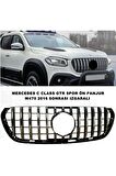 Mercedes X Class W470 Gtr Spor Ön Panjur Izgaralı Piano Black & Krom Şeritli 2016 Sonrası -