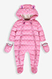 Next Baby Jojo Maman Pink Mouse Tam Polar Astarlı Kız Bebek Astronot Tulum