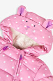 Next Baby Jojo Maman Pink Mouse Tam Polar Astarlı Kız Bebek Astronot Tulum