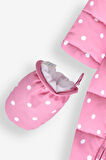 Next Baby Jojo Maman Pink Mouse Tam Polar Astarlı Kız Bebek Astronot Tulum