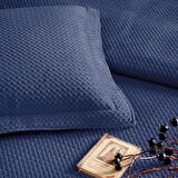 Linens Glace Çift Kişilik Yatak Örtüsü Lacivert