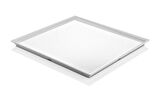 Omnipazar Atlasform 705 Beyaz Melamin Pastane Servis Sunum Tabağı 35x35 cm