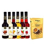 Unicomix şurup 6Lı Deneme Paketi + Peppos Crema E Aroma Filtre Kahve 250 Gr