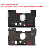 Toshiba Dynabook Satellite C850 C855 Notebook Alt Kasa - Siyah - Ver.2-Ver.1
