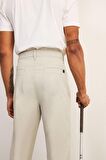 DeFactoFit Slim Fit Dar Kesim Standart Paça Esnek Multifonksiyonel Dokuma Sporcu Pantolon E3333AX25SPGR321