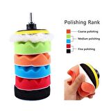 Valkyrie 12 Parça 10cm Büyük Boy Oto Pasta Cila Polisaj Seti