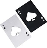 Valkyrie 4 Adet Poker Kart Paslanmaz Çelik Şişe Açacağı