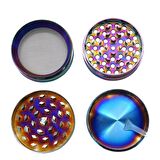 Valkyrie 40 mm 4 Katmanlı Renkli Çinko Alaşım Herbal Grinder Baharat Bitki Ot Tütün Öğütücü