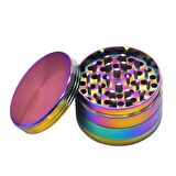 Valkyrie 40 mm 4 Katmanlı Renkli Çinko Alaşım Herbal Grinder Baharat Bitki Ot Tütün Öğütücü