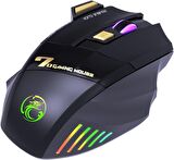  Valkyrie Imice Gw-X7 7 Tuşlu Sessiz 2.4g Wireless Bluetoothlu Şarj Edilebilir Kablosuz Gaming Mouse 