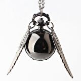 Valkyrie Harry Potter Quidditch Snitch Topu Model Kolye Köstekli Saat 