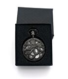 Valkyrie Vintage Kutulu Ahtapot Motifli Retro Köstekli Cep Saati