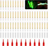 Valkyrie 50 Adet Kutulu Extra Aparatlı Fosfor Fitili - 39x4,5mm XXL boy - Glow Sticks - Yem İçi, Olta Ucu, Şamanda
