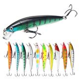 Valkyrie 10 Adet 10cm 9gr Minnow Sahte Olta Yem Seti Rapala 1m Derinlik 10 Farklı Renk Karbon Çelik İğne