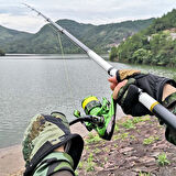 Valkyrie 2.1 Metre Karbon Fiber Balık Olta Kamış - 6 Boğum 6 Halka Teleskopik