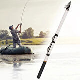 Valkyrie 2.1 Metre Karbon Fiber Balık Olta Kamış - 6 Boğum 6 Halka Teleskopik