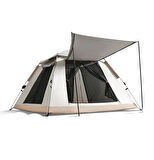 Vaikyrie 4 Kişilik Tenteli Kamp Çadırı Tam Otomatik 210x210x140cm Kolay Kurulum