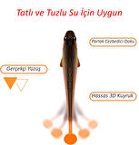 Valkyrie 5 Adet 9cm 12gr Yumuşak Silikon 3D Balık Sahte Olta Yem Seti Wobbler Levrek Yemi