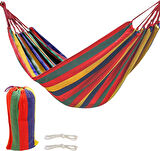Valkyrie Tek Kişilik 240x80cm Çantalı Kanvas Hamak Çantalı