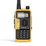 Valkyrie Baofeng UVS9 Plus 8W 2200mAh FM UHF/VHF El Telsiz +Yedek Batarya Sarı