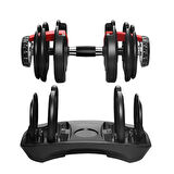 Valkyrie 24kg Ayarlanabilir Dambıl Seti (1 Adet) Profesyonel 1. Kalite Dumbbell Kolay Kullanım Ev İçin İdeal Dambıl