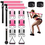 Valkyrie Full Vücut Pilates Bar Seti Egzersiz Çubuğu Ayarlanabilir Evde Onlarcak Farklı Spor Jimnastik Olanağı Kapı Askılı Çantalı