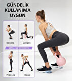 Valkyrie 8kg Soft Kettlebell Yumuşak Tabanlı Metal Kumlu  Ses Yapmaz Darbeye Dayanıklı Çift El Ağırlık
