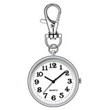 Valkyrie Anahtarlık Klipsli Analog Quartz Cep Saati Siyah
