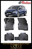 Rizline Ford S-Max 2022 Model 3D Havuzlu Paspas