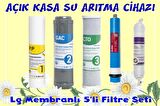 Açık Kasa Su Arıtma Filtresi Seti 5 Li Lg Mebran Filtre Seti
