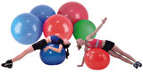 Cando Tırtıklı Pilates Topu - 55 cm - Turuncu
