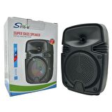 17 CM FM Bluetooth Super Bass Höparlör Sing-e ZQS1328