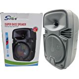 17 CM FM Bluetooth Super Bass Höparlör Sing-e ZQS1328