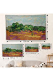 Vincent Willem van Gogh - Zeytin Ağaçları Duvar Örtüsü - Olive Trees-7155